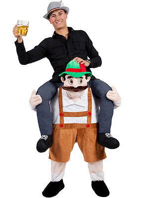 Carry Me Bavarian Beer Guy Ride On Oktoberfest Mascot New Fancy Dress Costume
