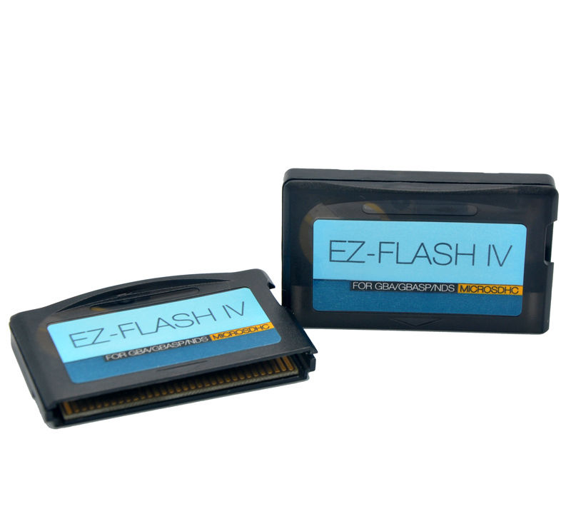 Official New, Latest version - EZ-Flash IV 4 GameBoy, Free case & Reader