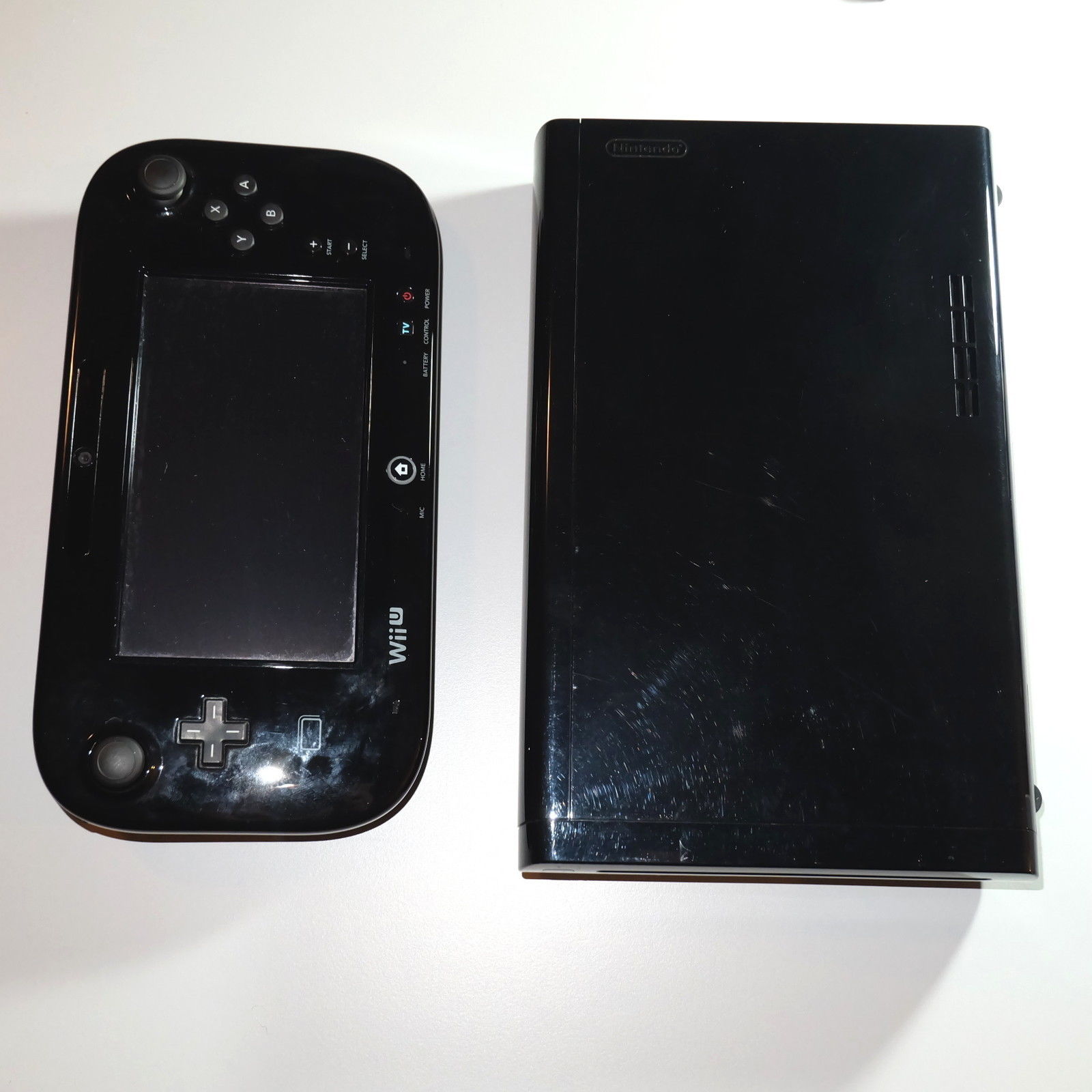 Nintendo Wii U Pack 32 GB Schwarz Konsolen SET getestet & voll funktionsfähig 
