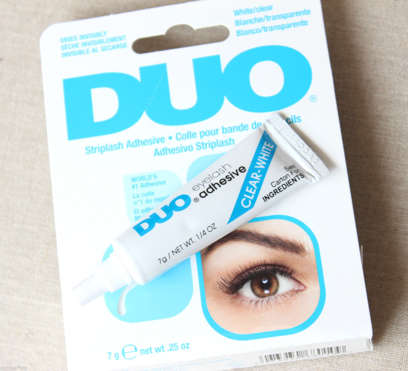DUO eyelash adhesive MAC Wimpernkleber transparent/klar weiss, strip lash glue