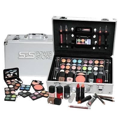 Alu-Design Schminkkoffer Schminkset Profi-Qualität 51 teile Kosmetik Make Up