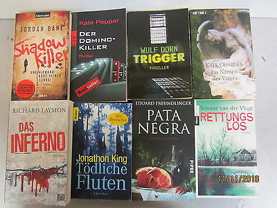 58 Bücher Taschenbücher Krimi Thriller Psychothriller Kriminalromane Top Titel