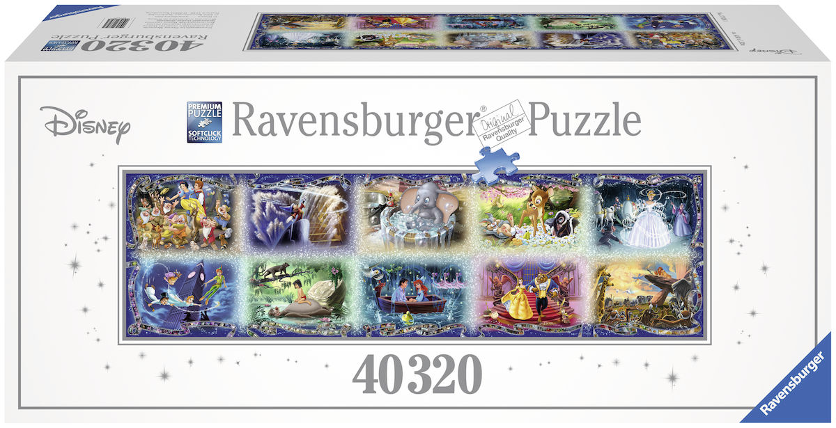 40320 Teile Ravensburger Puzzle Unvergessliche Disney Momente 680 x 192 cm 17826