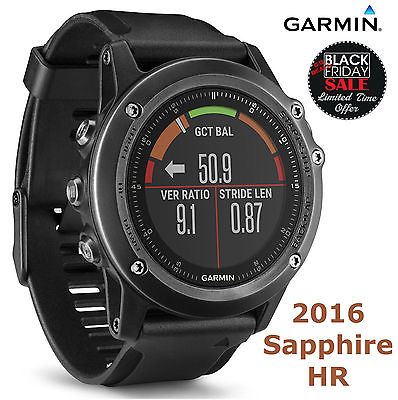 Garmin Fenix 3 Saphir HR Sapphire GPS Uhr Sportuhren Radfahren Laufen Fahrrad