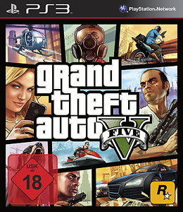 Sony Playstation 3 PS3 Spiel Grand Theft Auto V GTA 5 Five USK 18