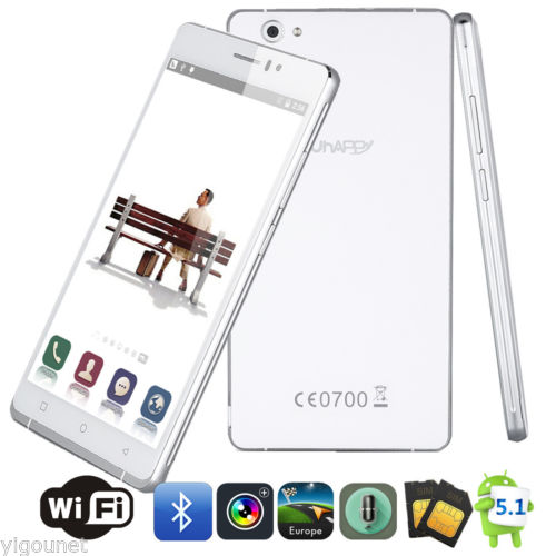 Uhappy UP580 6.0'' 3G SmartPhone Quad Core Handy Android Dual SIM Ohne Vertrag