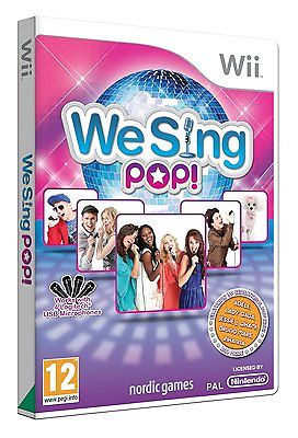 Nintendo Karaoke Wii Spiel We Sing Pop  Neu
