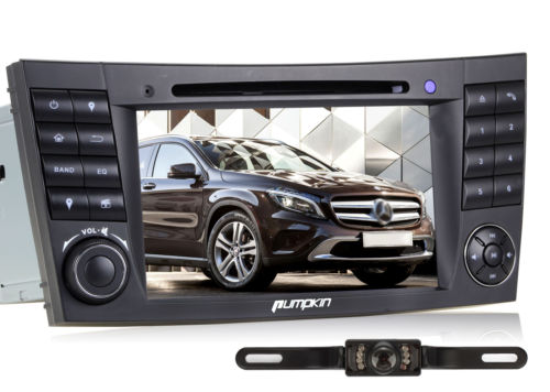 Kamera+Autoradio DVD GPS Navigation USB BT für Mercedes-Benz E Klasse W211 W219