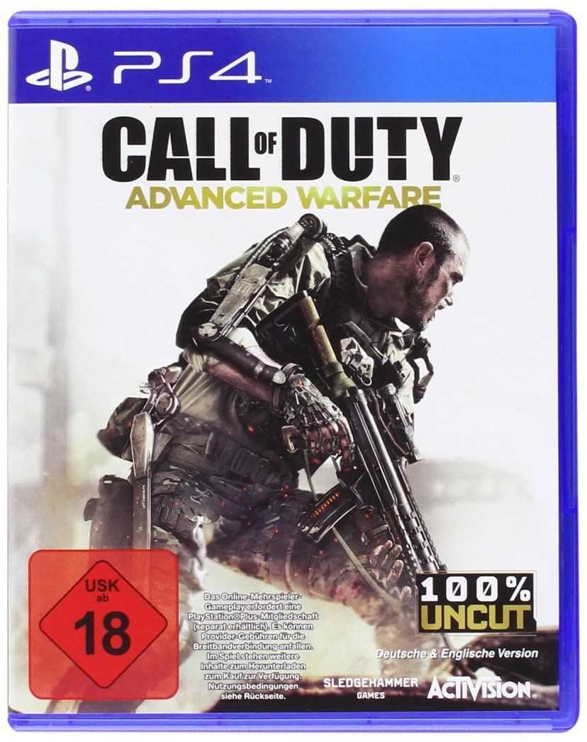 Sony Playstation 4 PS4 Spiel Call of Duty Advanced Warfare oder Day Zero USK 18
