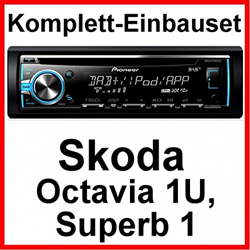 Komplett-Set Skoda Octavia 1U Superb 1 Pioneer DEH-X6800DAB Autoradio DAB+