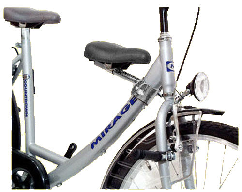 Kindersitz Set DDR für Damen City Fahrräder für Rahmenrohre 50 - 65 mm Ø . CIT00