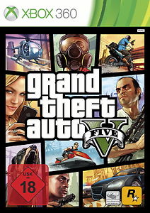 Microsoft Xbox 360 Spiel Grand Theft Auto V GTA 5 Five USK 18