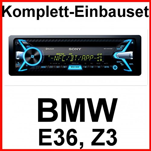 Komplett-Set BMW 3er E36 Z3 mit Sony MEX-N5100BT USB Autoradio Bluetooth MP3 CD
