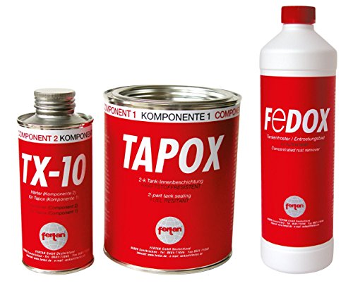 Set Fertan Tapox Tank-Innenbeschichtung & Fedox Tankentroster Tanksanierung