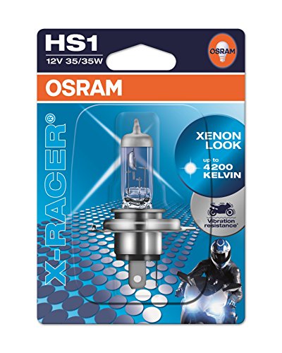 OSRAM X-RACER HS1 Halogen, Motorrad-Scheinwerferlampe, 64185XR-01B, Einzelblister (1 Stück)