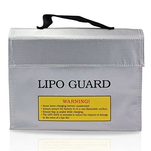 PsmGoods® LiPo Battery Guard Bag Feuerbeständige Sicherheit Schutztasche Ladegerät Sack (24*18*6.4cm)