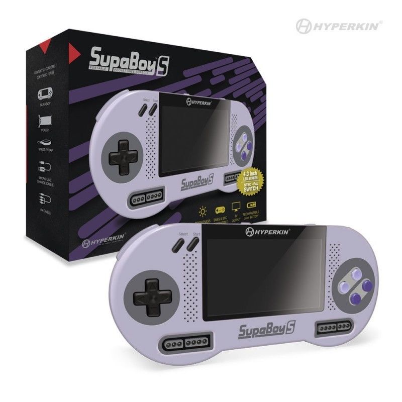 SupaBoy S / Portable SNES Handheld Konsole (PAL + NTSC) Release Datum 14.12.