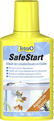 Tetra SafeStart Aquarienstarter (mit lebenden nitrifizierenden Bakterien, erlaubt den schnellen Einsatz von Fischen), 100 ml Flasche