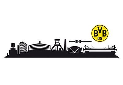 Borussia Dortmund Wandtattoos 2 Motive, tolle Deko für BVB Fans!