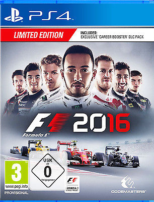 F1 2016 Limited Edition PS4 Spiel Playstation 4 Formel 1 2016 *NEU OVP*