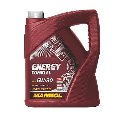 [5,00€/1L] 5 Liter SAE 5W-30 Mannol Combi LL Motoröl für VW Longlife III/ 3