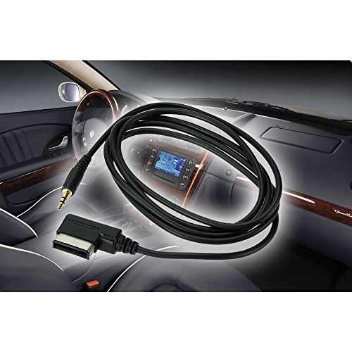 kkmoon Musik Interface AMI MMI auf 3,5 mm Audio AUX Adapter Kabel für Audi A3 A4 S4 A5 S5 A6 S6 A8 Q3 Q5 TT R8