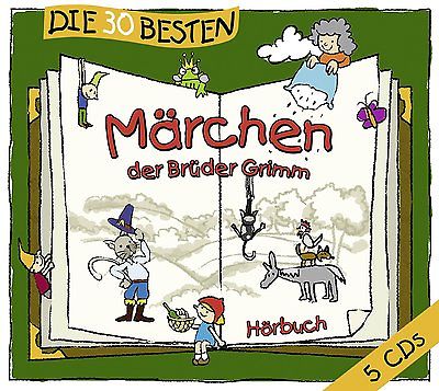 Die 30 besten Märchen der Brüder Grimm   5 CD HÖRBUCH   - Neu & eingeschweisst!!