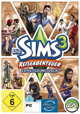 Sims 3 - World Adventures Key / Reiseabenteuer EA/ORIGIN Download Code Addon PC