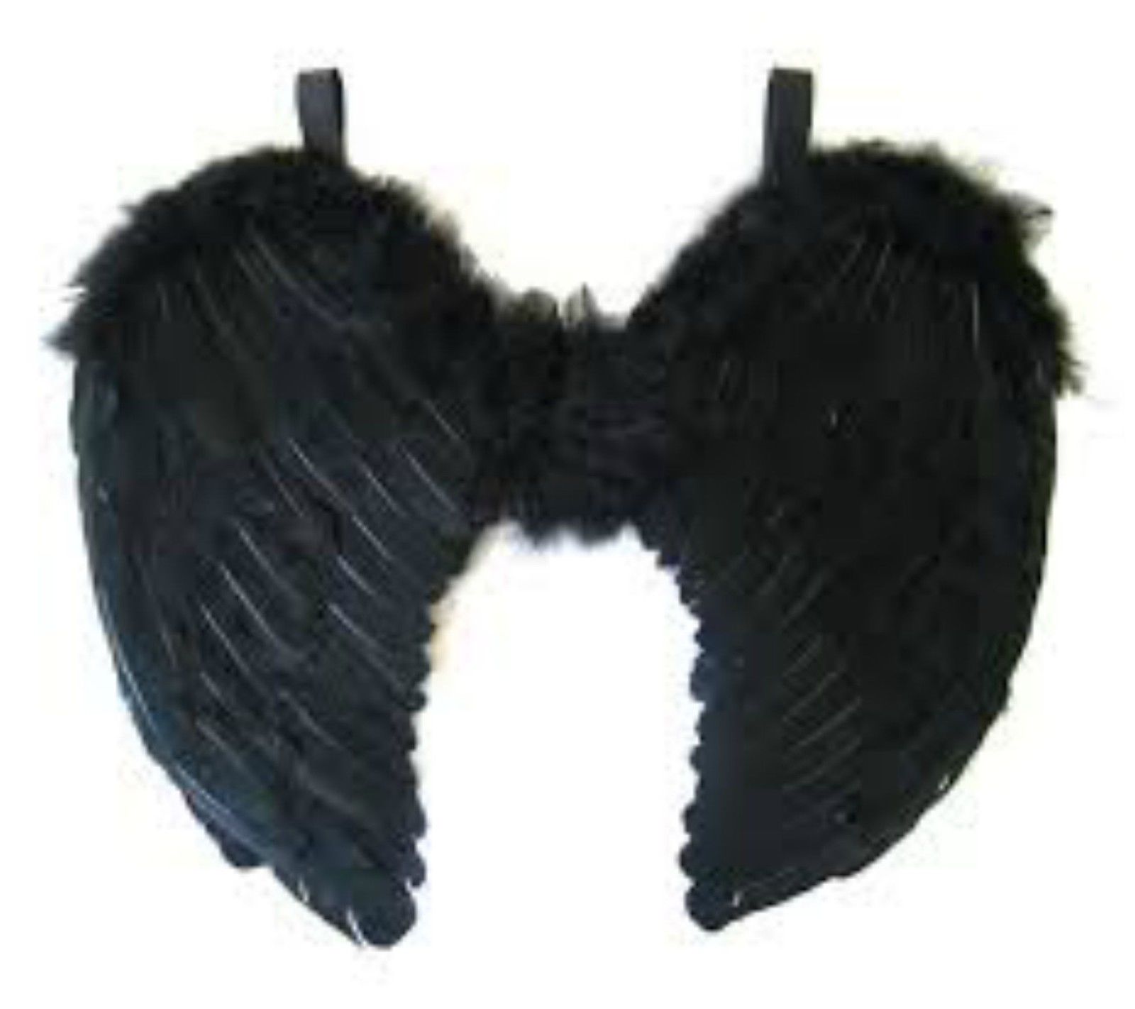 Black Feather Wings Dark Angel Fairy Wings Halloween Fancy Dress Gothic