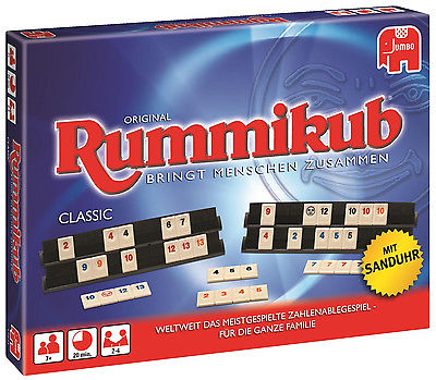 Jumbo Original Rummikub Classic Klassik Edition inkl. Sanduhr Legespiel Rummy 