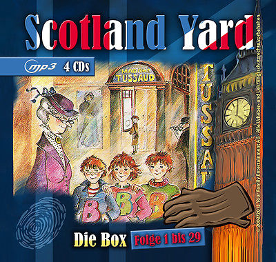 Scotland Yard - Die Box - Folge 1 bis 29 (4 mp3-CDs | Hörspiel)