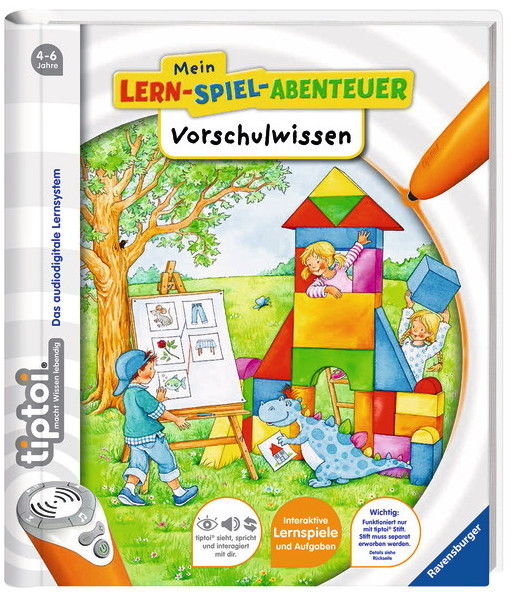 Ravensburger tiptoi Buch Mein-Lern-Spiel-Abenteuer Vorschulwissen 00663