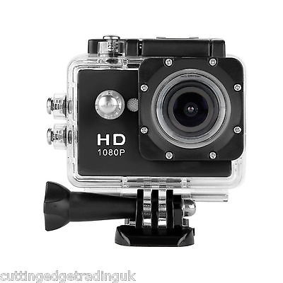 1080p Action Sport Bike Cam Camera Waterproof HD Video Helmetcam A9 DV Black UK