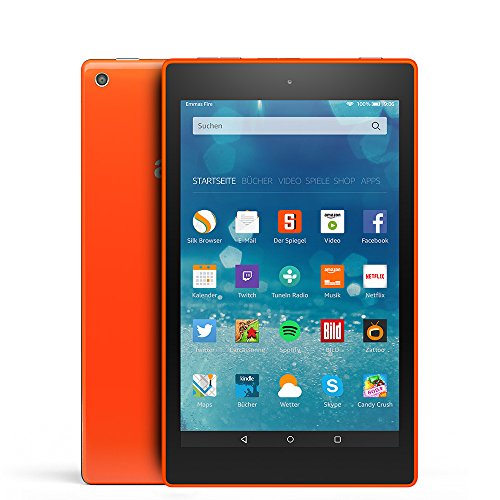 Fire HD 8-Tablet, 20,3 cm (8 Zoll), HD-Display, WLAN, 8 GB (Orange) - mit Spezialangeboten