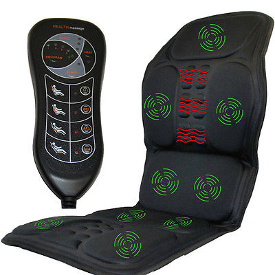 KFZ Carbon Sitzheizung Sitzauflage mit 3D Massage Funktion 7 Massagemotoren