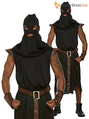 Adult Mens Medieval Executioner Dungeon Master Halloween Fancy Dress Costume