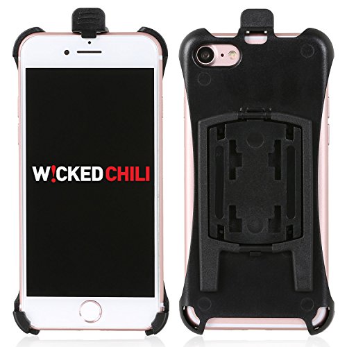 Wicked Chili Halteschale für Apple iPhone 7 (4,7 Zoll) für KFZ Scheibenhalterung oder Fahrrad Halterung etc. (passgenau, Made in Germany)