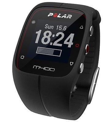Polar M400 HR Modell 2016 schwarz weiss blau pink rot optional Laufsensor GPS