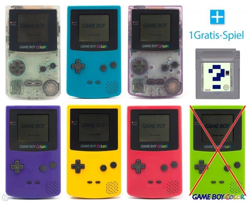 GameBoy Color - Konsole #Farbe nach Wahl + Spiel  TOP!