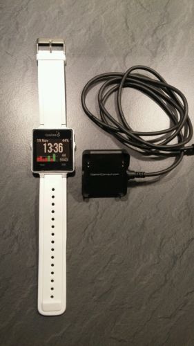 Garmin vivoactive GPS Sportuhr Smartwatch weiß TOP  