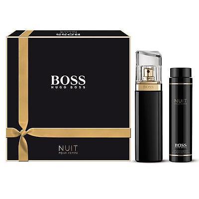 Hugo Boss Nuit Pour Femme Set 75 ml Eau de Parfum EDP & 200 ml Bodylotion Körper