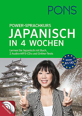 POWER-SPRACHKURS Japanisch lernen in 4 Wochen für Anfänger Buch, Audio-CDs PONS