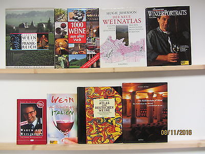 27 Bücher Wein Weinanbau Weinsorten Winzer Weinatlas Weinanbaugebiete Rebsorten