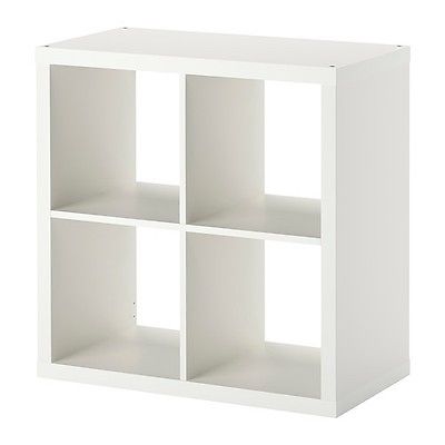 IKEA KALLAX Regal weiß (77 x 77cm) Kompatibel mit Expedit Wandregal Bücherregal