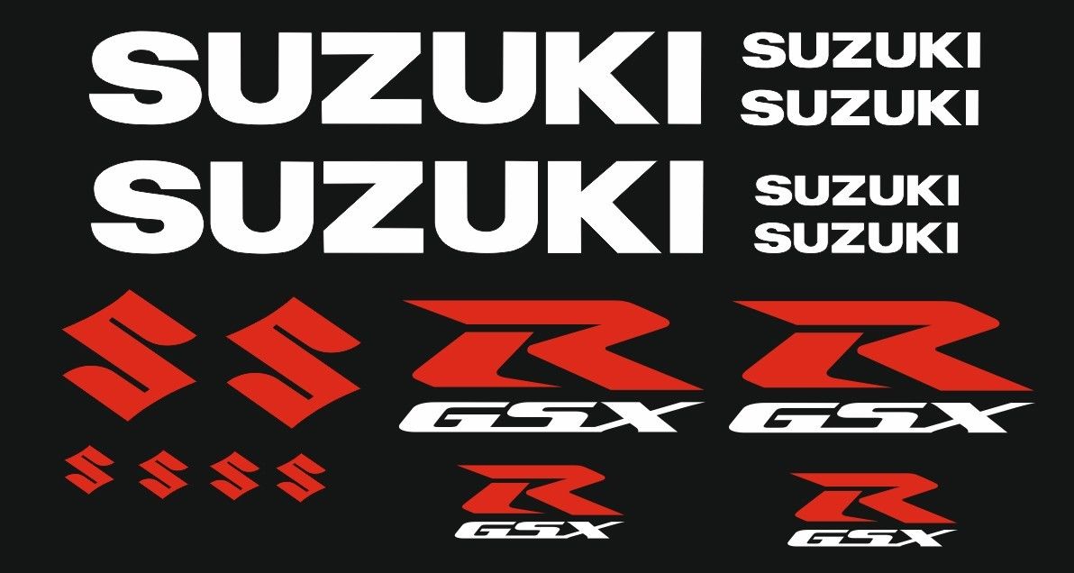 Suzuki Motorsport Aufkleber Racing Set für Motorrad GSXR 600 750 1000