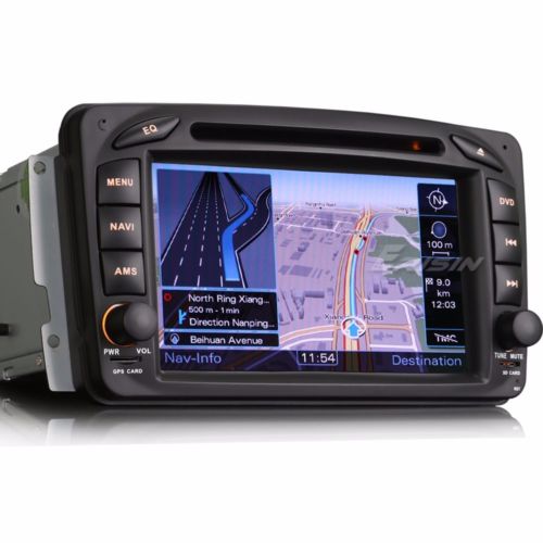 Mercedes W203 W209 W163 Autoradio GPS Navigation 3G DVD DVR iPod Can-bus 7507GD