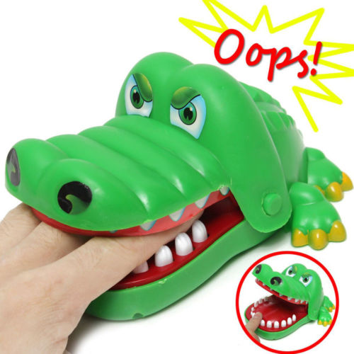 Hot Krokodil Kroko Mund Zahnarzt Biss Finger Reaktionsspiel Kind Spielzeug Toys