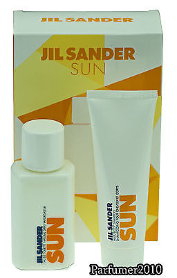 Jil Sander Sun Woman 75ml EDT  &75ml Shower Gel 