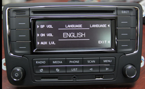 VW Autoradio RCN210 CD MP3 USB AUX BT SD GOLF TOURAN TIGUAN JETTA PASSAT POLO