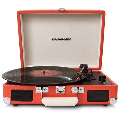 Crosley Cruiser Turntable Retro Vinyl Record Player - Orange